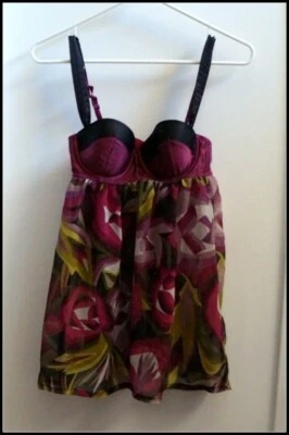Camisola Babydoll Missoni for Target "Purple Floral" Tamanho X Pequena #A3004 - Imagem 1 de 4