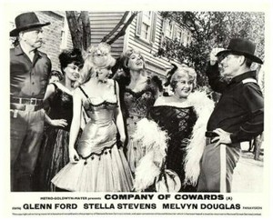 Company of Cowards Original Lobby Card Glenn Ford Stella Stevens Joan Blondell