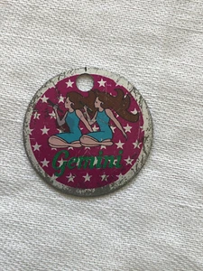 1969 Glendinning Companies Gemini Zodiac Sign Charm or Fob - Picture 1 of 5