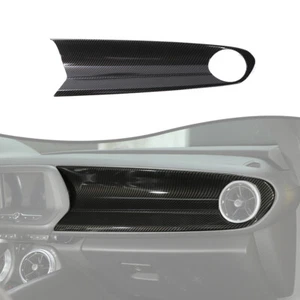 Center Console Co-pilot Panel Trim Accessories For Chevy Camaro 16+ Carbon Fiber - Picture 1 of 12
