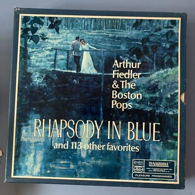 Records 1978 Rhapsody In Blue.. Arthur Fiedler & The Boston Pops, 10 Vinyl Set - Image 1 of 3