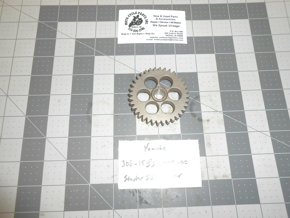 YAMAHA XS650 306-15513 STARTER GEAR NOS 1 QUANTITY VINTAGE OEM FREE SHIPPING - Image 1 of 1
