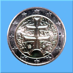 2 Euro Kursmünze Slowakei 2009 - Bild 1 von 1
