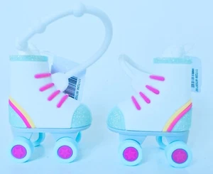 2 BATH & BODY WORKS COLORFUL RAINBOW ROLLER-SKATE POCKET |BAC HOLDER SLEEVE NEW! - Picture 1 of 7