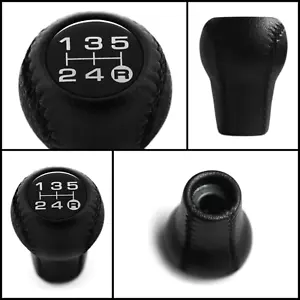 AUDI SHIFT KNOB 5 SPEED A3 8L A6 C3 C4 C5 A4 B3 B4 B5 80 90 100 200 4000 B2 5+5 - Picture 1 of 5