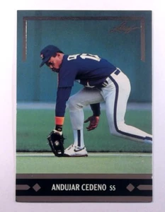 1991 Leaf #BC20 Andujar Cedeno Gold Rookies - Picture 1 of 2