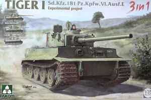 Takom 2192 -  1:35  TIGER I Sd.Kfz. VI. Ausf.E  Experimental project  3 in 1 - Bild 1 von 1