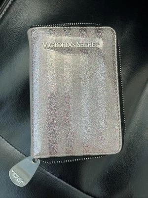 Victoria's Secret 罕见 闪闪发光 标志性条纹保护壳 化妆刷 — 第 1/4 张图片