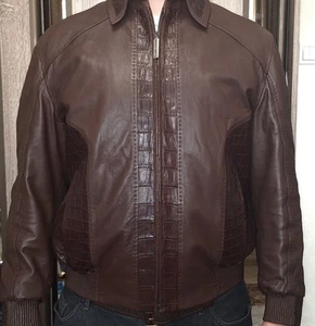 Stefano Ricci Luxury Men’s Jacket Made of Genuine Leather Size 2XL - Picture 1 of 8