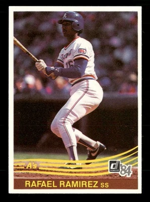 1984 Donruss #589 Rafael Ramirez Atlanta Braves - Image 1 of 2