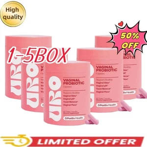 URO Vaginal Probiotics for Women pH Balance Prebiotic Lactobacillus Capsule 1-5X - Picture 1 of 15
