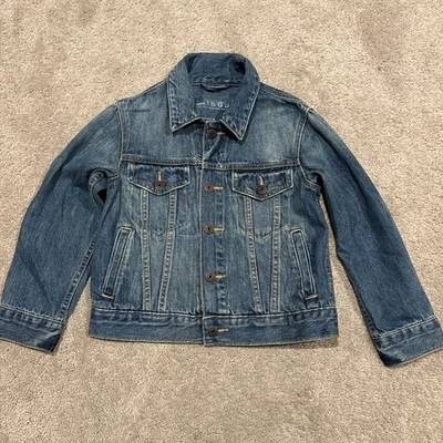 Gap Kids Denim 1969 Jean Jacket Sz Small Unisex Style Boys or Girls Medium Wash - Image 1 of 4