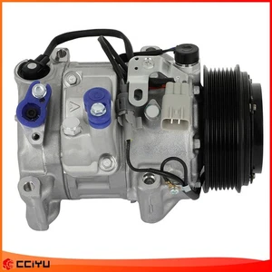 AC Compressor with Clutch Fits Toyota Highlander 3.5L 2008 2009 - Picture 1 of 10