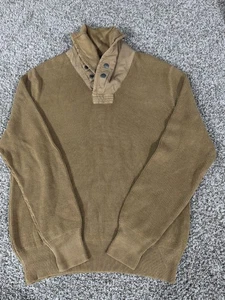 Vintage Polo Ralph Lauren Militärgrün Schalkragen Pullover - Herren XL - 100% - Bild 1 von 10