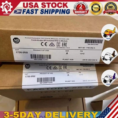 Nuevo en caja Allen-Bradley 1756-IR6I Serie A ControlLogix 6pt Módulo RTD Aislado Foto 1 de 4