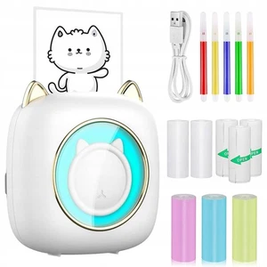 Mini Drucker Pocket Printer für Smartphone Inkless Handy Thermodrucker Wireless - Bild 1 von 10