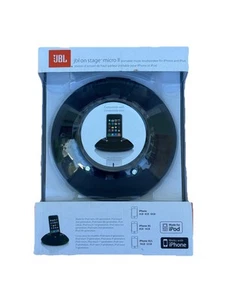 JBL On Stage Micro II Portable Music Loudspeaker for iPhone, iPod MP3 Player New - Picture 1 of 3