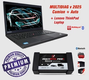 DIAGNOSI AUTO PROFESSIONALE MULTIMARCA 2025 + PC PORTATILE LENOVO THINKPAD - Imagen 1 de 8