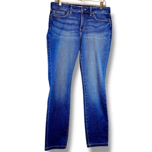 LC Lauren Conrad Skinny Jeans Women's 10 Blue Medium Wash Pants 32×29 Mid Rise - Picture 1 of 16
