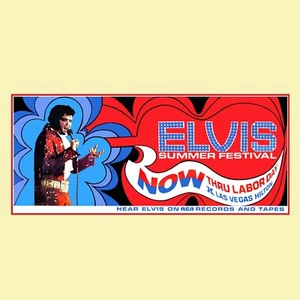 Elvis SUMMER Festival 1972 Las Vegas Hilton Poster - Bild 1 von 6
