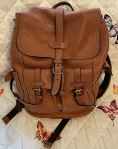 Borsa zaino grande Coach HUDSON in pelle marrone chiaro - 36811 - Foto 1 di 14