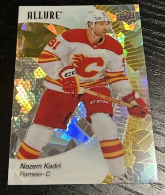2023-24 Upper Deck Allure Nazem Kadri Yellow Taxi  - Image 1 of 2