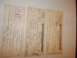 3 ATLANTIC COAST LINE RAILROAD COMPANY ACCOUNTING DEPARTMENT CHECKS 1926 - 1937 - Picture 1 of 5