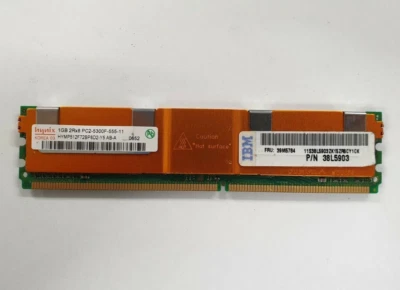 Hynix 1GB DDR2 RAM PC2-5300 667MHz ECC Fully Buffered DIMM HYMP512F72BP8D2-Y5 - Image 1 of 2