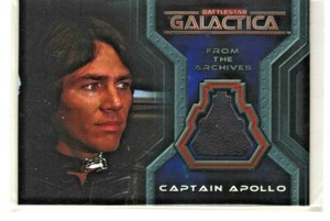 2006 Battlestar Galactica CAPTAIN APOLLO Richard Hatch Costume Card CC6