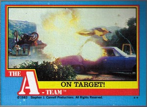 1983 Topps The A-Team #58 On Target