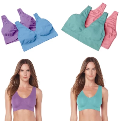 Rhonda Shear Sin Costuras "Ahh Sujetador" Paquete de 2 448328-J Foto 1 de 4