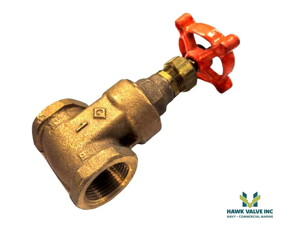 1" BRONZE 125 SWP, 200 WOG NPT NON-RISING STEM GATE VALVE - STOCKHAM FIG. B-103 - Image 1 of 4