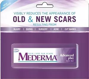 MEDERMA ADVANCED PLUS ACNE SCAR SPOTS REMOVAL GEL CREAM 5g FOR SCARS & MARKS  - Picture 1 of 3