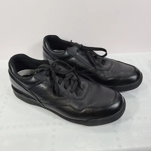 Scarpe da uomo Rockport Pro Walker taglia 11,5 nere sneakers casual da esposizione - Foto 1 di 15