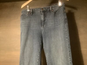 TINT JEANS WOMENS THE SCULPTOR MID RISE SKINNY BLUE JEANS SIZE 14 COTTON SPANDEX - Picture 1 of 5