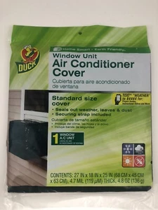 Duck Brand A/C Cover Standard Window Unit Reusable Green 27 x 18 x 25 Inch - Picture 1 of 7