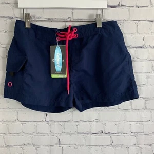 Tesla Women's Blue Shorts Progressive Sports Size XS Board Surf Rashguard - Picture 1 of 4
