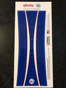 NEW COMCAST/XFINITY SKIN/STICKER FOR X1 XR11 VOICE REMOTE-PHILADELPHIA 76ERS - Picture 1 of 1
