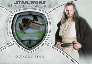 Star Wars Masterworks 2018, Qui-Gon Jinn MP-JOQ Vehicle Patch Card #030/175 - Picture 1 of 2