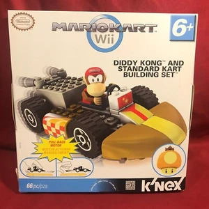 K'NEX Mario Kart Wii *DIDDY KONG & JUEGO DE CONSTRUCCIÓN DE KARTS ESTÁNDAR 38046* 66 piezas - Imagen 1 de 2