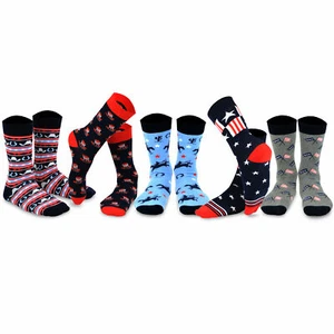 Paquete de 5 calcetines de algodón americana de moda TeeHee (Patriots) - Imagen 1 de 12