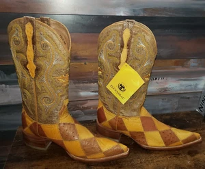 El General Cowboystiefel echtes Alligatorleder Damengröße 8 BRANDNEU - Bild 1 von 7