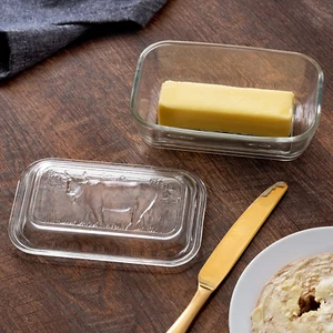Arc International Cow Butter Dish, 6-1/2-Inch by 2-3/4-Inch - Picture 1 of 12