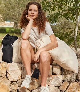 Westford Mill Recycled Cotton Stuff Bag Eco-Friendly Party Christmas Gift W915