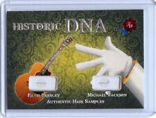 2022 Prime Historic Autographs DNA Elvis Presley Michael Jackson Dual 9/17 Hair