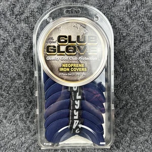 NEU Schlägerhandschuh Regular Neopren Eisenbezüge / 9 Stück Set blau versiegelt - Bild 1 von 5