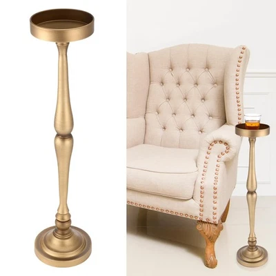 Mesa de bebida pedestal mesa lateral redonda martini mesa final pequena bebida coquetel... - Imagem 1 de 4