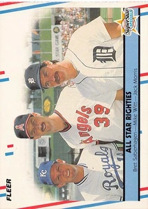 Bret Saberhagen / Mike Witt / Jack Morris 1988 Fleer 626 BASEBALL Card - Picture 1 of 2