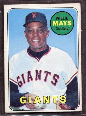 1969 Topps Set-Break #190 Willie Mays VG-VGEX (crease) *JAYSACE* - Image 1 of 2