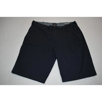 Pantalones cortos de golf J Crew para hombre talla 31 algodón elástico caquis chinos azul frente plano  Foto 1 de 4